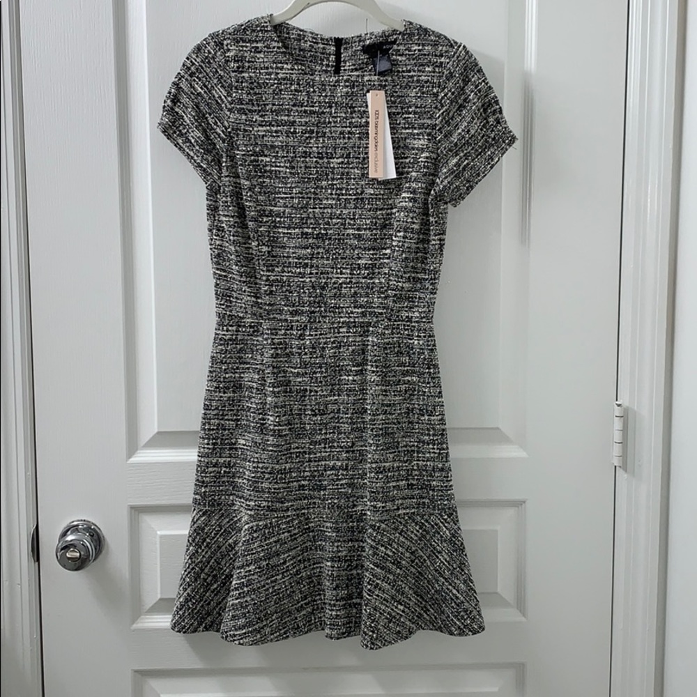 Aqua Tweed Dress